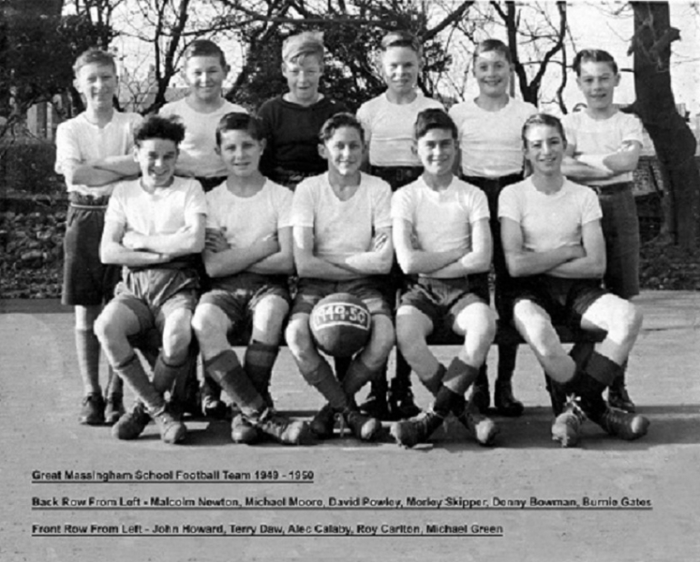 Photograph. Great Massingham School Football Team 2 (Great Massingham Archive).